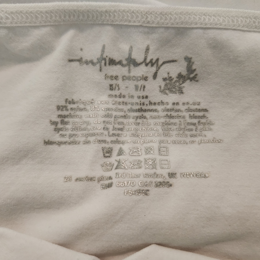Free People White Crop Top - Picture 4 of 7